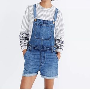 Madewell Adirondack Short Overalls Size L